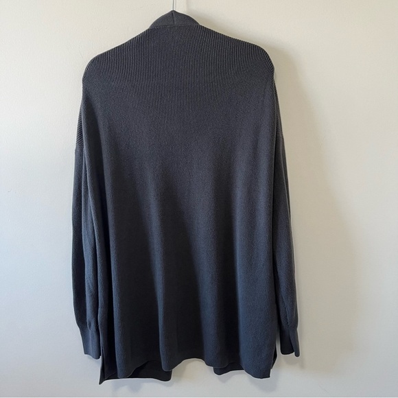 Lululemon Side Slit Sweater Wrap in Graphite Gray Size 10 - Picture 4 of 9